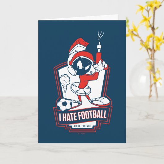MARVIN THE MARTIAN™ "I Hate Football" Graphic Karte (Gelbe Blume)