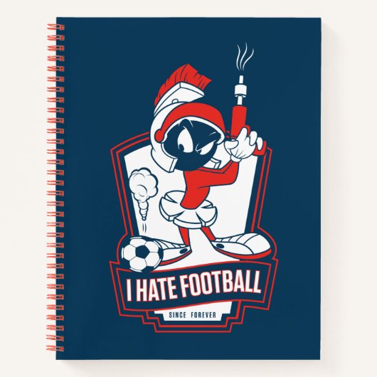 MARVIN THE MARTIAN™ "I Hate Football" Graphic Notizblock (Vorderseite)