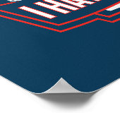 MARVIN THE MARTIAN™ "I Hate Football" Graphic Poster (Ecke)