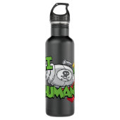 MARVIN THE MARTIAN™ I Laser Humans Edelstahlflasche (Vorderseite)