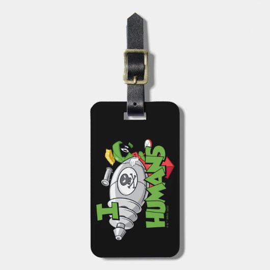 MARVIN THE MARTIAN™ I Laser Humans Gepäckanhänger (Vorderseite vertikal)