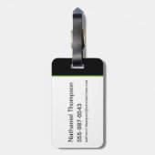 MARVIN THE MARTIAN™ I Laser Humans Gepäckanhänger (Rückseite vertikal)