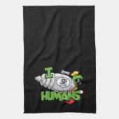 MARVIN THE MARTIAN™ I Laser Humans Geschirrtuch (Vertikal)