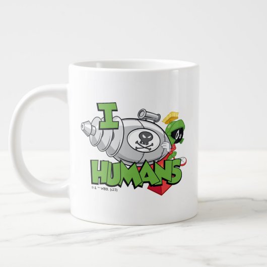 MARVIN THE MARTIAN™ I Laser Humans Jumbo-Tasse (Links)