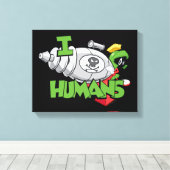MARVIN THE MARTIAN™ I Laser Humans Leinwanddruck (Insitu (Holzboden))