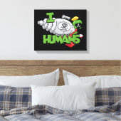 MARVIN THE MARTIAN™ I Laser Humans Leinwanddruck (Insitu (Schlafzimmer))