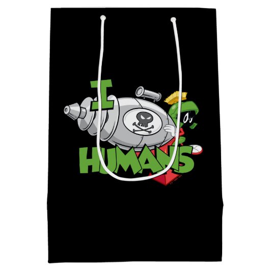 MARVIN THE MARTIAN™ I Laser Humans Mittlere Geschenktüte (Rückseite)