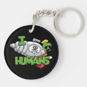 MARVIN THE MARTIAN™ I Laser Humans Schlüsselanhänger (Rückseite)