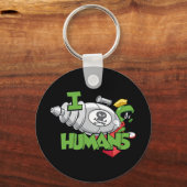 MARVIN THE MARTIAN™ I Laser Humans Schlüsselanhänger (Rückseite)