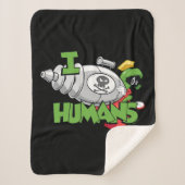 MARVIN THE MARTIAN™ I Laser Humans Sherpadecke (Vorderseite)
