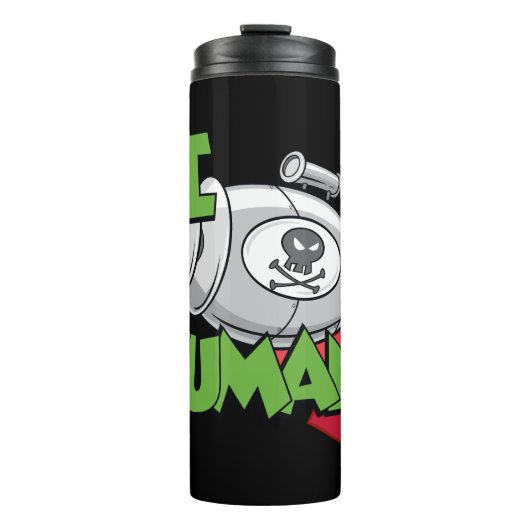 MARVIN THE MARTIAN™ I Laser Humans Thermosbecher (Vorderseite)