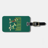 MARVIN THE MARTIAN™ & K-9 "Achtung" Gepäckanhänger (Vorderseite horizontal)