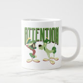 MARVIN THE MARTIAN™ & K-9 "Achtung" Jumbo-Tasse (Rechts)