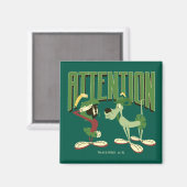 MARVIN THE MARTIAN™ & K-9 "Achtung" Magnet (Vorderseite/Rückseite)