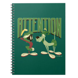 MARVIN THE MARTIAN™ & K-9 "Achtung" Notizblock