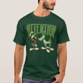 MARVIN THE MARTIAN™ & K-9 "Achtung" T-Shirt (Vorderseite)
