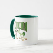 MARVIN THE MARTIAN™ & K-9 "Achtung" Tasse (Vorderseite Links)