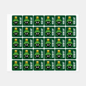 MARVIN THE MARTIAN™ Mad Etiketten (Blatt)