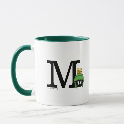 MARVIN THE MARTIAN™ Mad Monogram Tasse (Links)