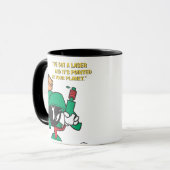 MARVIN THE MARTIAN™ mit Laser nach oben Tasse (Vorderseite Links)