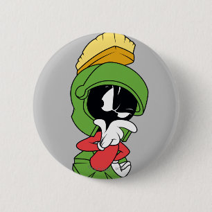 MARVIN THE MARTIAN™ Nachdenkend Button