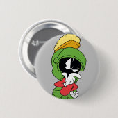 MARVIN THE MARTIAN™ Nachdenkend Button (Vorne & Hinten)
