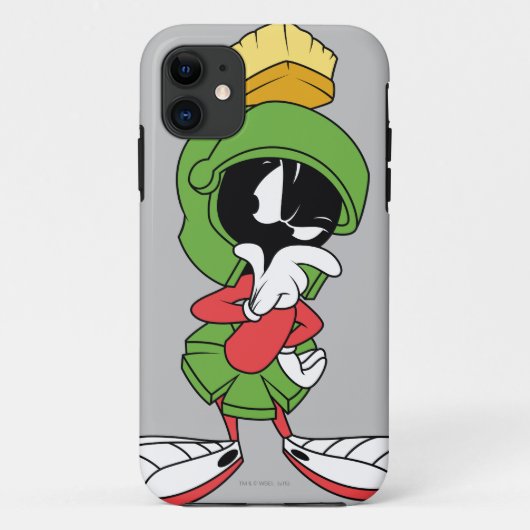 MARVIN THE MARTIAN™ Nachdenkend Case-Mate iPhone Hülle (Rückseite)