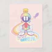 MARVIN THE MARTIAN™ NIE real Postkarte (Vorderseite)