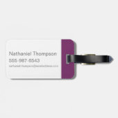 MARVIN THE MARTIAN™ On Vacation Gepäckanhänger (Rückseite horizontal)