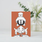 MARVIN the MARTIAN™ Open Arms Postkarte (Stehend Vorderseite)
