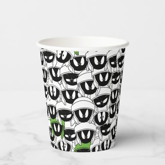 MARVIN THE MARTIAN™ Pattern Pappbecher (Rückseite)