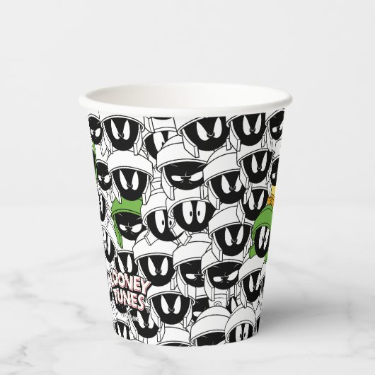 MARVIN THE MARTIAN™ Pattern Pappbecher (Vorderseite)