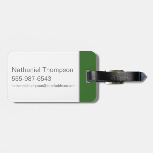 MARVIN THE MARTIAN™ Proclamation Gepäckanhänger (Rückseite horizontal)