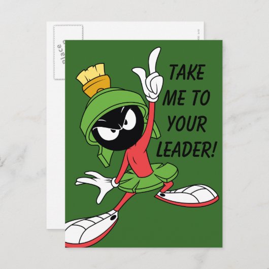 MARVIN THE MARTIAN™ Proclamation Postkarte (Vorne/Hinten)