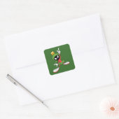 MARVIN THE MARTIAN™ Proclamation Quadratischer Aufkleber (Umschlag)
