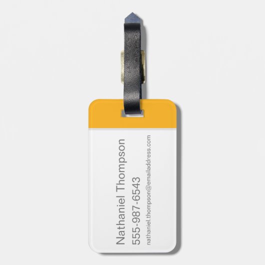 MARVIN THE MARTIAN™ Punch Gepäckanhänger (Rückseite vertikal)