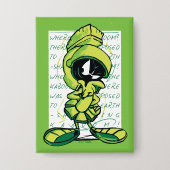 MARVIN THE MARTIAN™ Quote Sketch Button (Vorderseite)