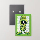 MARVIN THE MARTIAN™ Quote Sketch Button (Vorderseite/Rückseite)