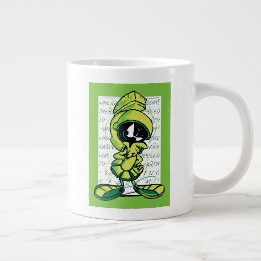 MARVIN THE MARTIAN™ Quote Sketch Jumbo-Tasse (Rechts)