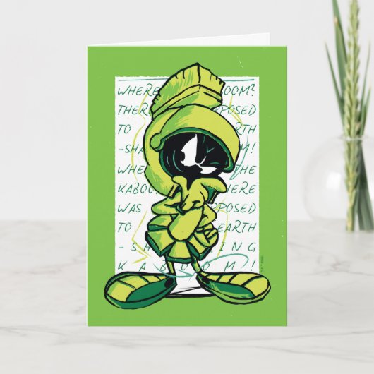MARVIN THE MARTIAN™ Quote Sketch Karte (Vorderseite)