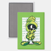 MARVIN THE MARTIAN™ Quote Sketch Magnet (Vorderseite/Rückseite)