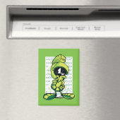 MARVIN THE MARTIAN™ Quote Sketch Magnet (In Situ (Geschirrspüler))