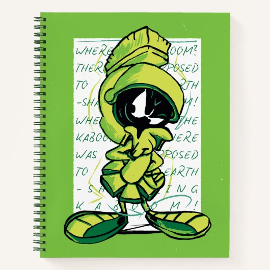 MARVIN THE MARTIAN™ Quote Sketch Notizblock (Vorderseite)