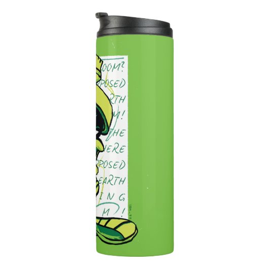 MARVIN THE MARTIAN™ Quote Sketch Thermosbecher (Nach rechts gedreht)