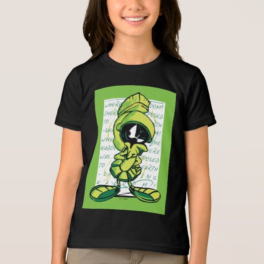 MARVIN THE MARTIAN™ Quote Sketch Tri-Blend Shirt (Vorderseite)