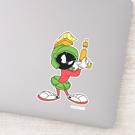 MARVIN THE MARTIAN™ Ready with Laser Aufkleber (Detail)