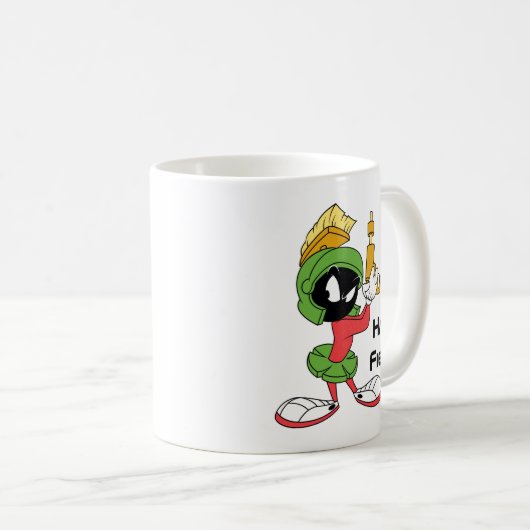 MARVIN THE MARTIAN™ Ready with Laser Kaffeetasse (VorderseiteRechts)