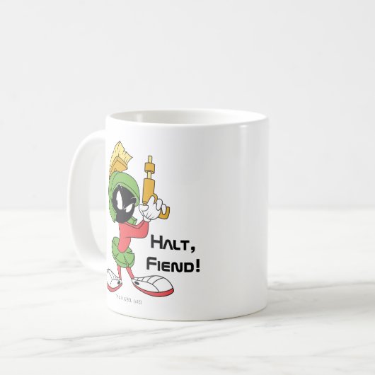 MARVIN THE MARTIAN™ Ready with Laser Kaffeetasse (Vorderseite Links)