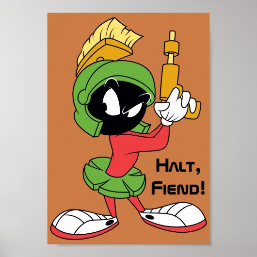 MARVIN THE MARTIAN™ Ready with Laser Poster (Vorne)