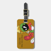 MARVIN THE MARTIAN™ Reclining with Laser Gepäckanhänger (Vorderseite vertikal)